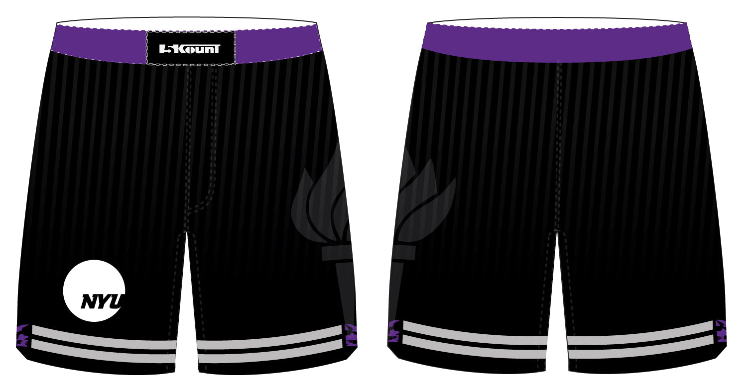NYU Wrestling Sublimated Fight Shorts - 5KounT
