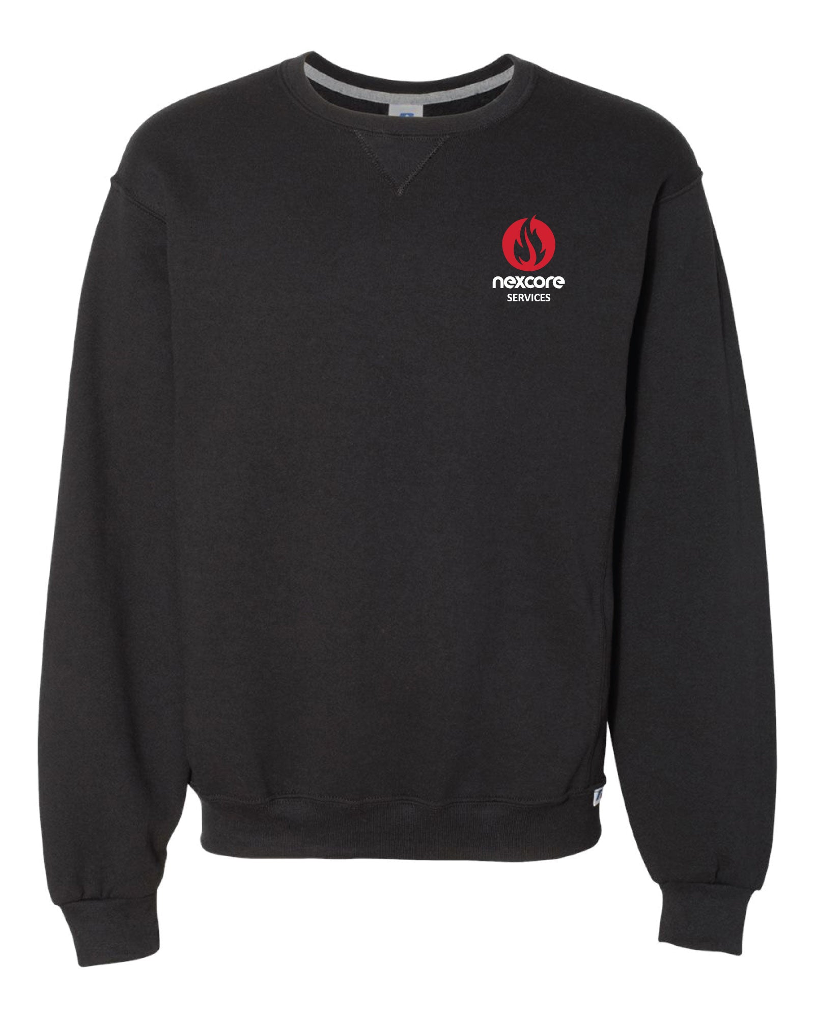 Nexcore Services Russell Athletic Cotton Crewneck Sweatshirt - Black - 5KounT2018