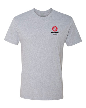 Nexcore Services Cotton Crew Tee - Grey - 5KounT2018