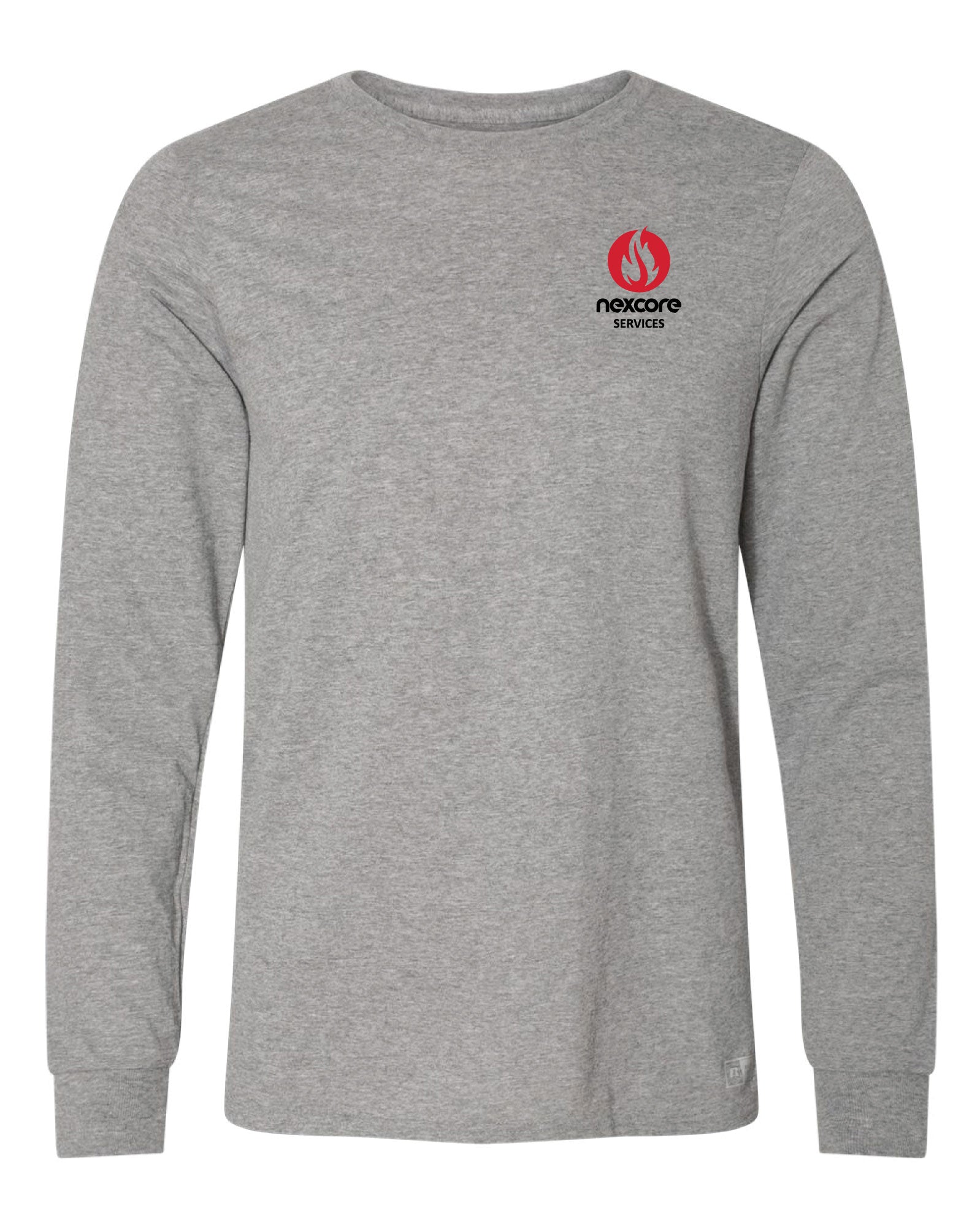 Nexcore Services Russell Athletic Performance Long Sleeve Tee - Grey - 5KounT2018
