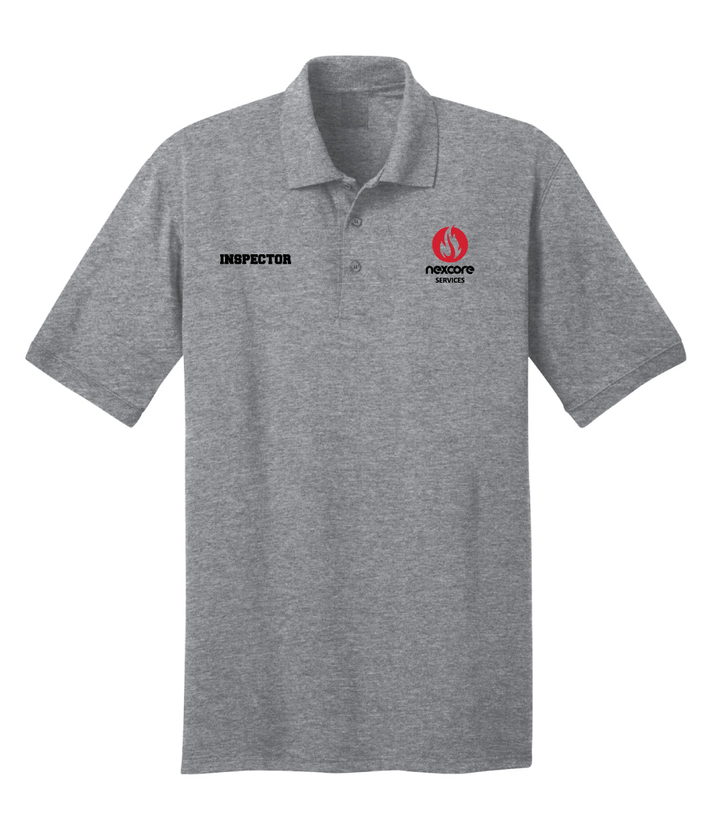 Nexcore Services Knit Polo Tall -  Athletic Heather - 5KounT2018