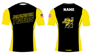 Northwestern Tigers Wrestling Sublimated Compression Shirt - 5KounT2018