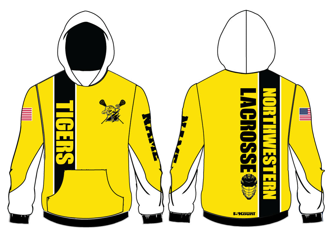 Northwestern Lacrosse Sublimated Hoodie - 5KounT2018