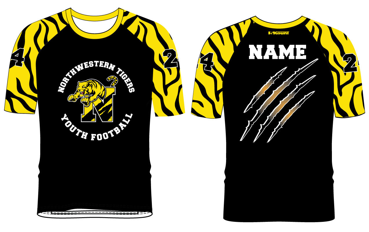 Northwestern Tigers Football Sublimated Game Shirt - 5KounT2018