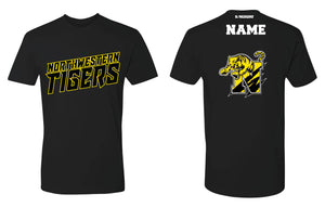 Northwestern Tigers Wrestling Cotton Crew Tee - Gray/Black - 5KounT2018