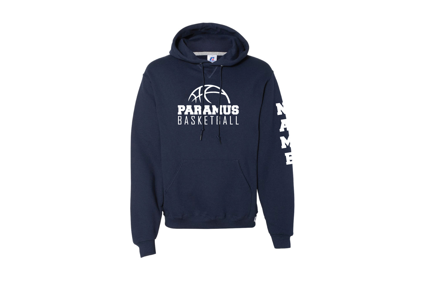 Paramus Basketball Cotton Hoodie - Navy (Design 1)
