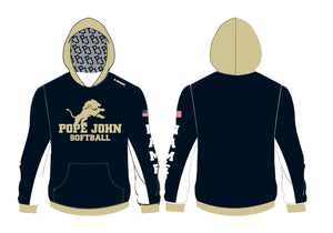 Pope John Softball Sublimated Hoodie - Navy - 5KounT2018