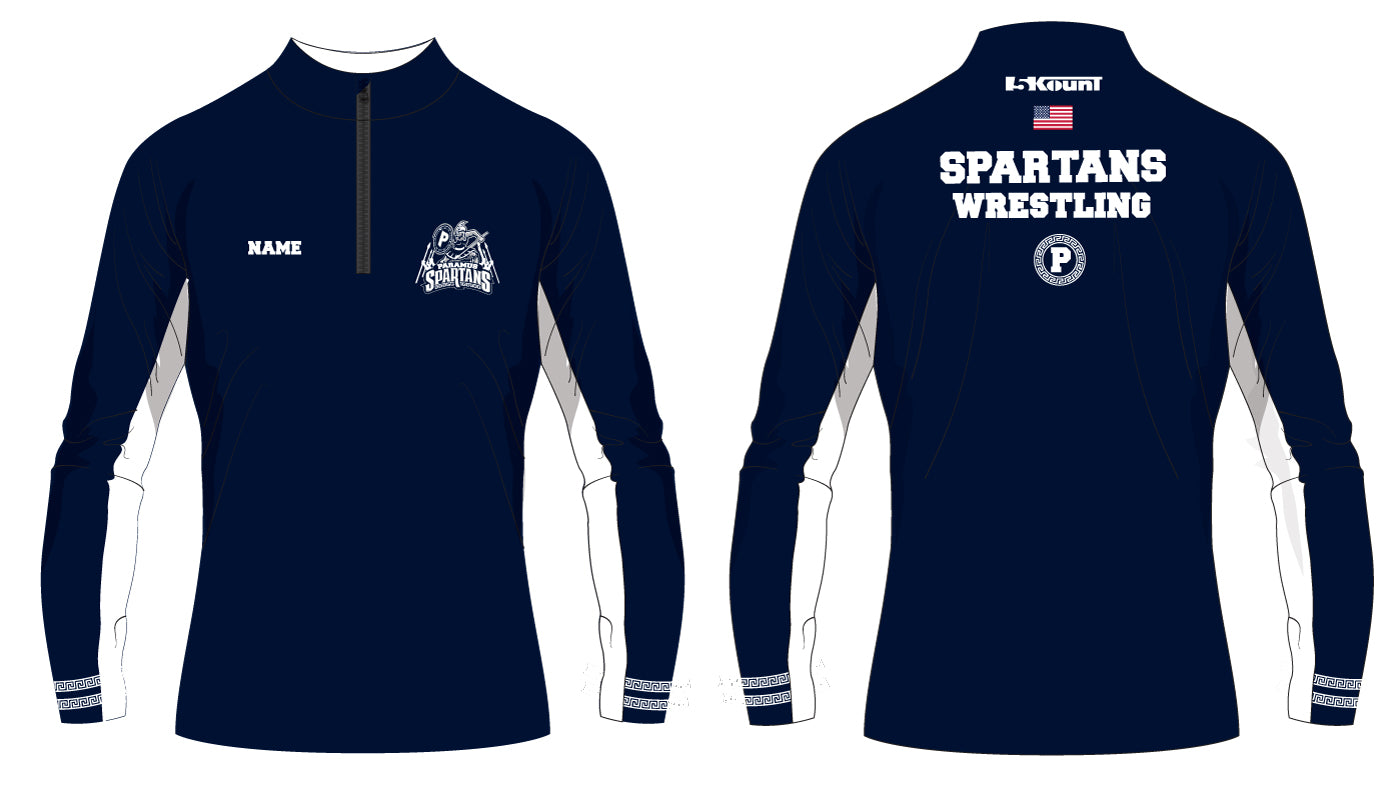 Paramus Wrestling Sublimated Quarter Zip - 5KounT