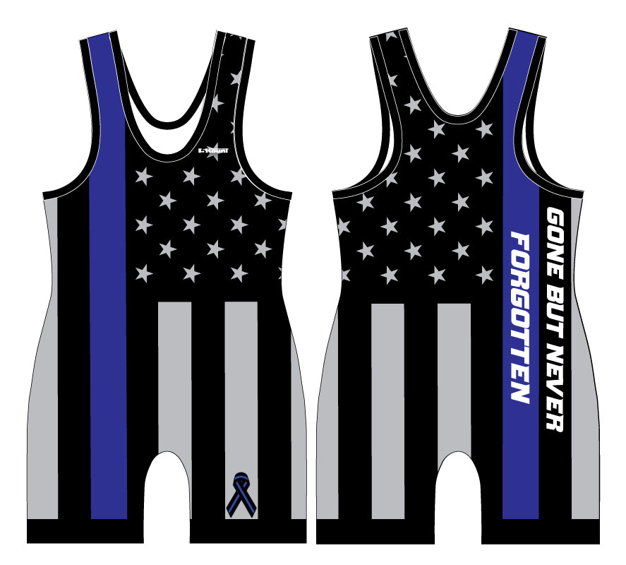 Police Officer Singlet Gone But Never Forgotten - 5KounT2018