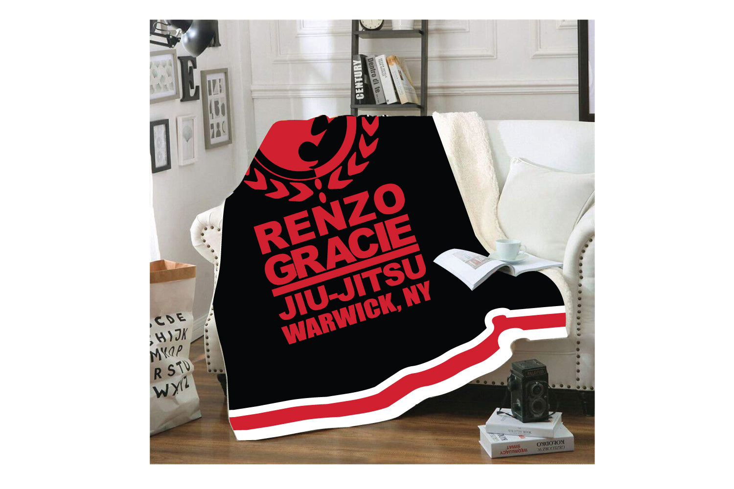 Renzo Gracie Jiu Jitsu Sublimated Blanket