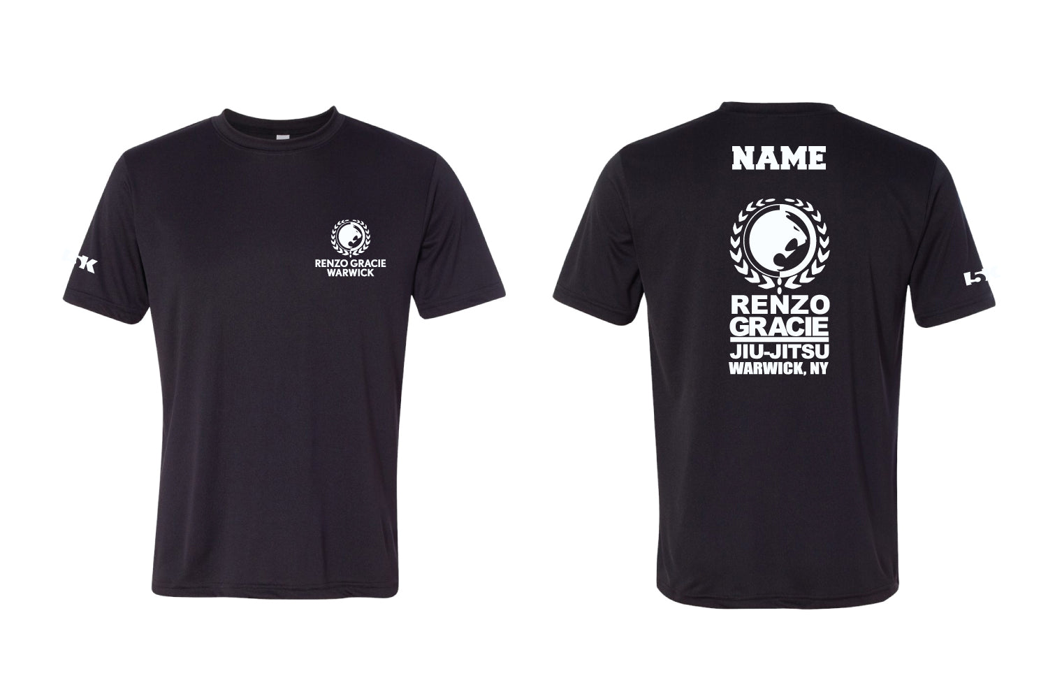 Renzo Gracie Jiu Jitsu Dryfit Performance Tee - Black