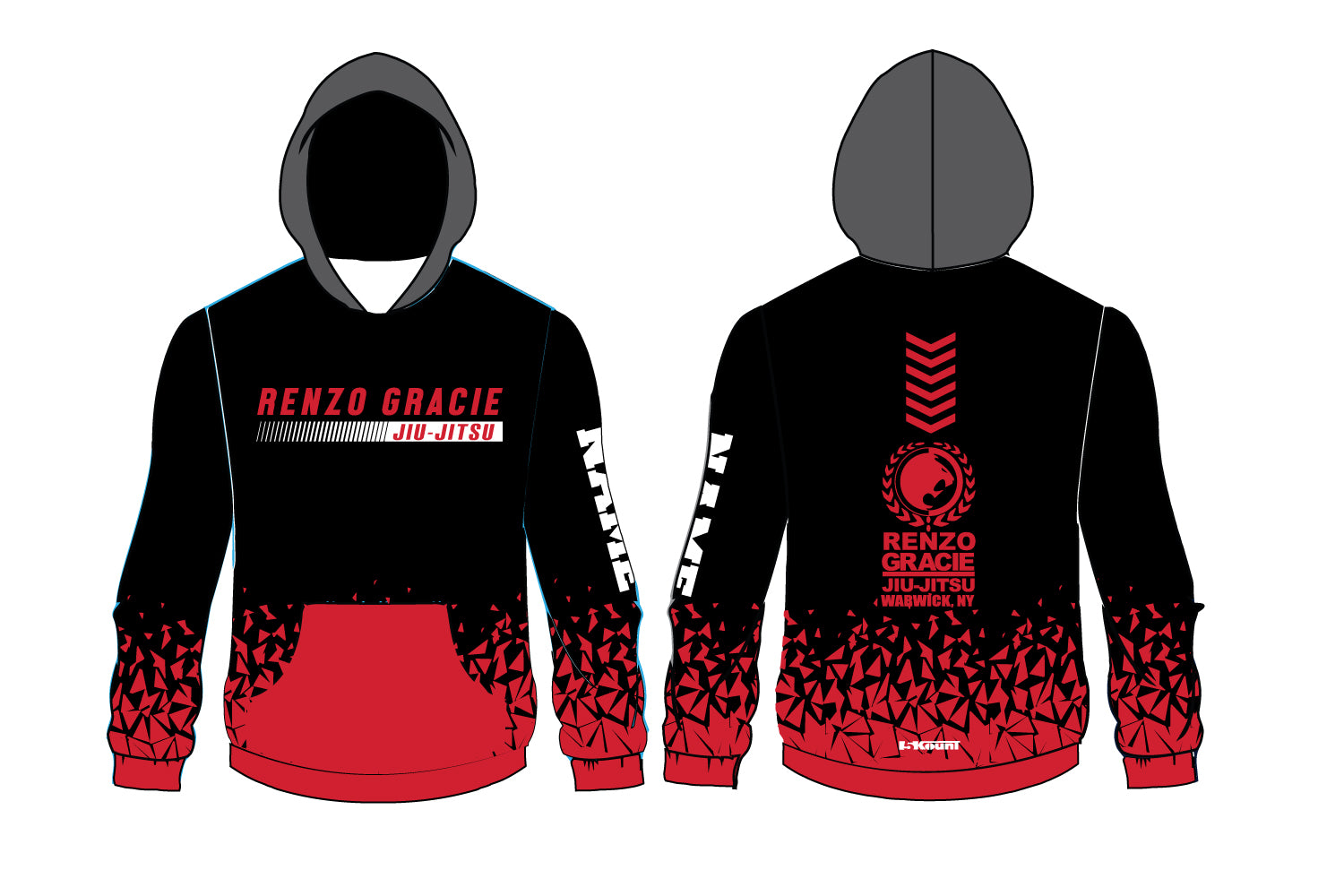 Renzo Gracie Jiu Jitsu Sublimated Hoodie
