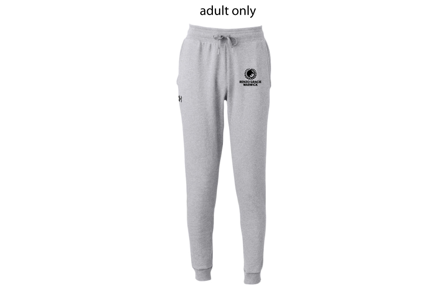 Renzo Gracie Jiu Jitsu Under Armour Men's Hustle Fleece Jogger Pant - Oxford