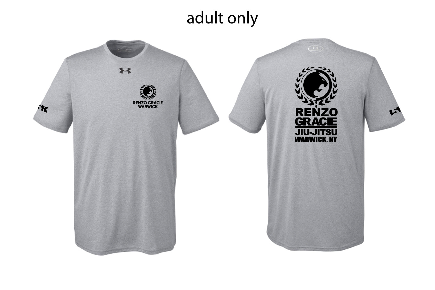 Renzo Gracie Jiu Jitsu Under Armour Men's Locker T-Shirt - Gray
