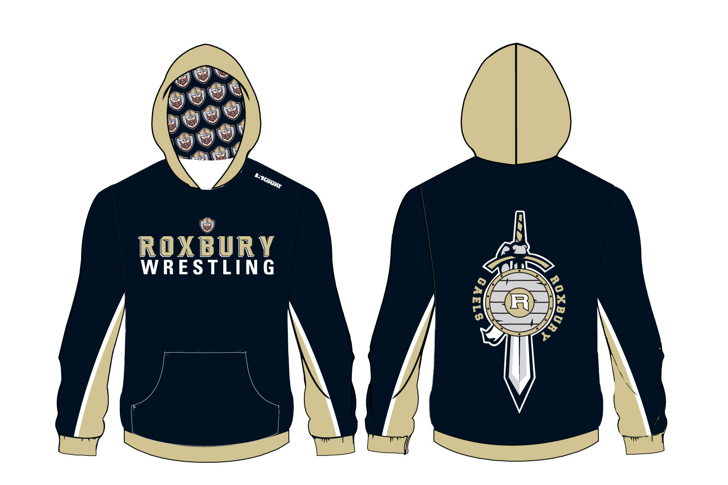 Roxbury Gaels Wrestling Sublimated Hoodie - 5KounT