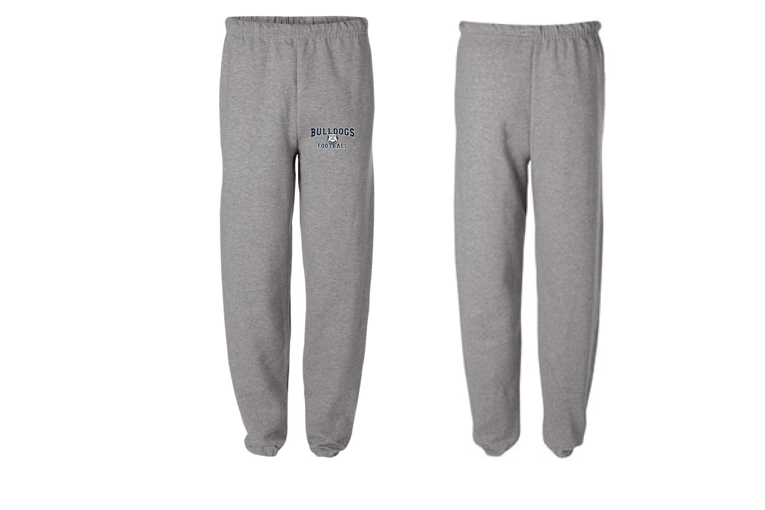 Randolph Football BulldogsCotton Sweatpants - Oxford Grey - 5KounT