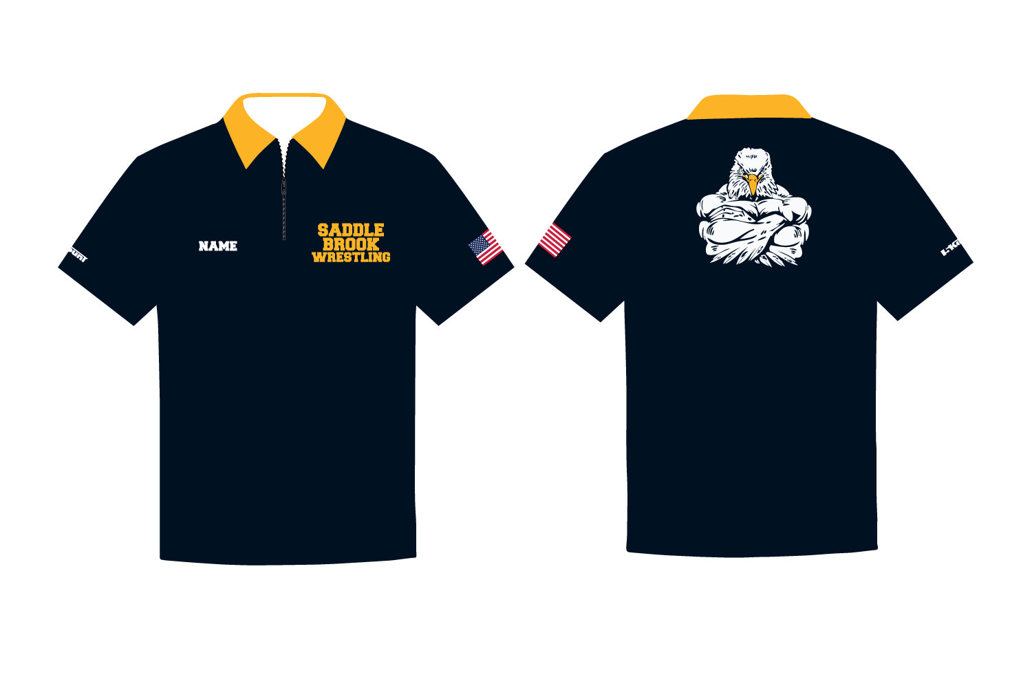 Saddle Brook Youth Wrestling Sublimated Polo