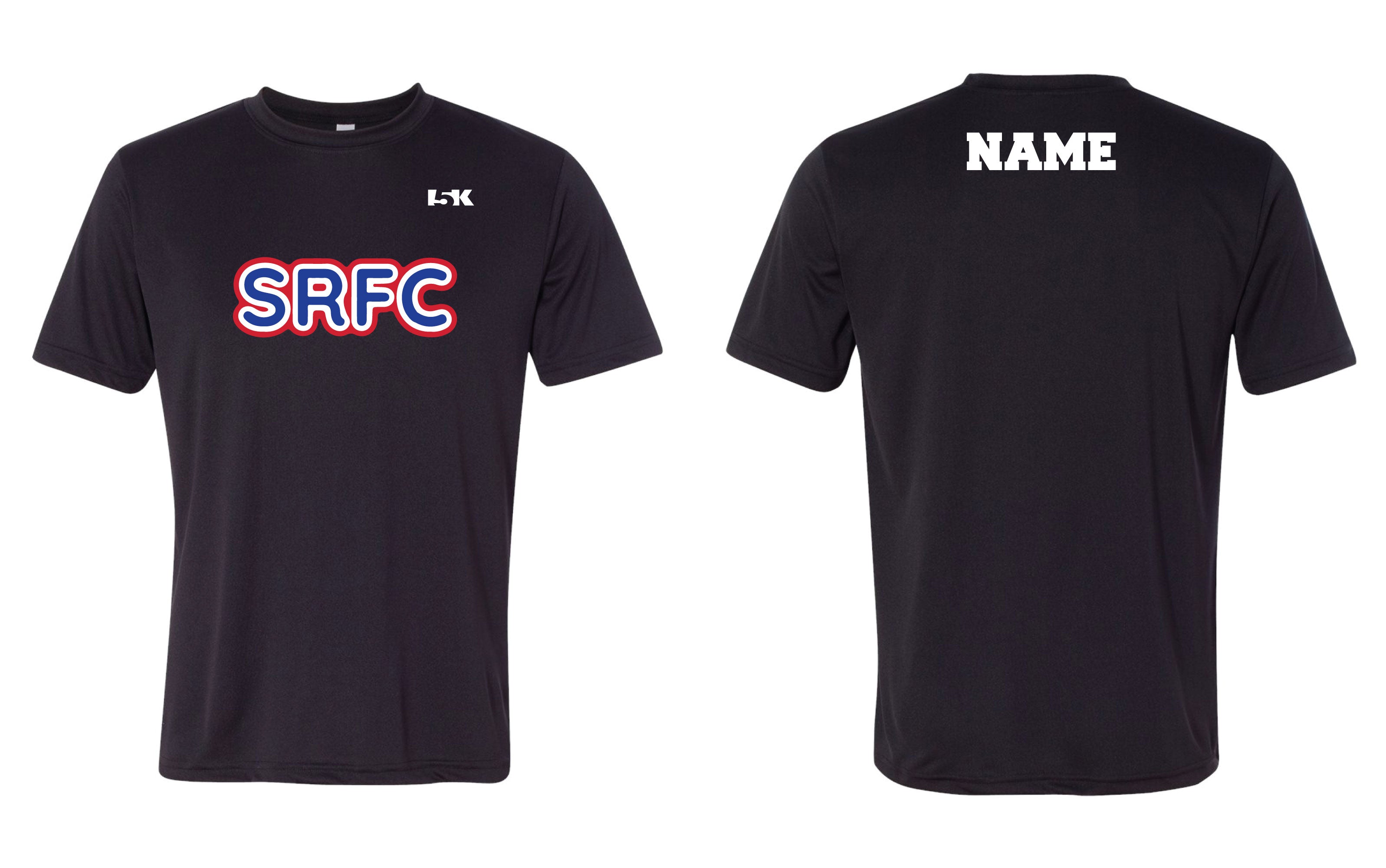 SRFC Dryfit Performance Tee - Black - 5KounT2018