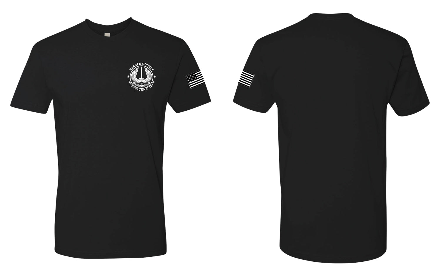 Bergen County SWAT Team Cotton Crew Tee - 5KounT