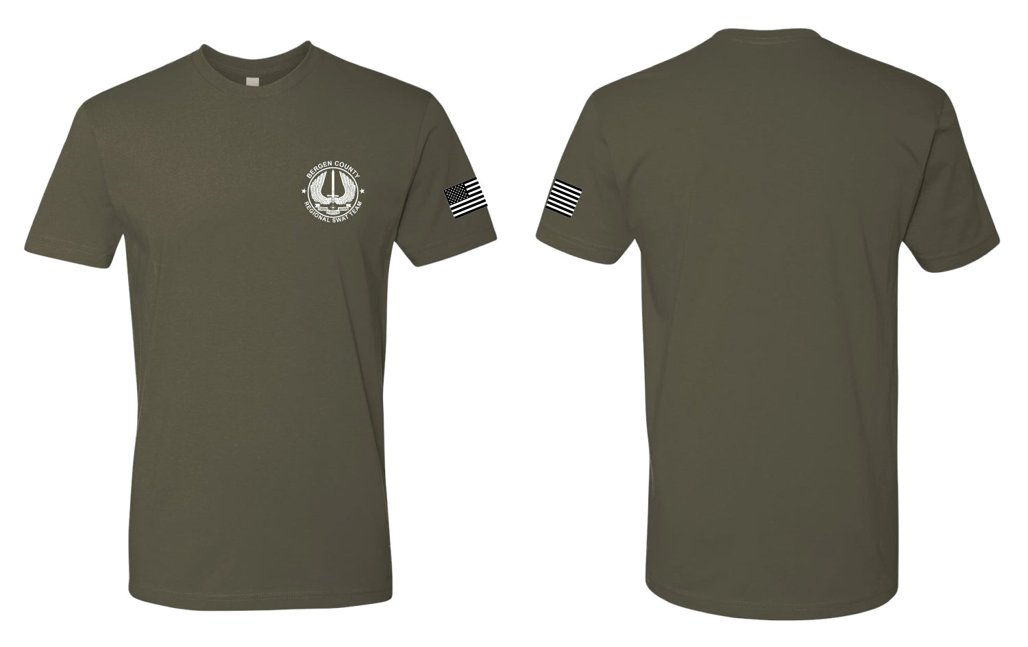 Bergen County SWAT Team Cotton Crew Tee - 5KounT