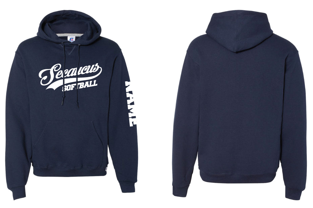 Secaucus softball Russell Athletic Cotton Hoodie - Navy - 5KounT2018