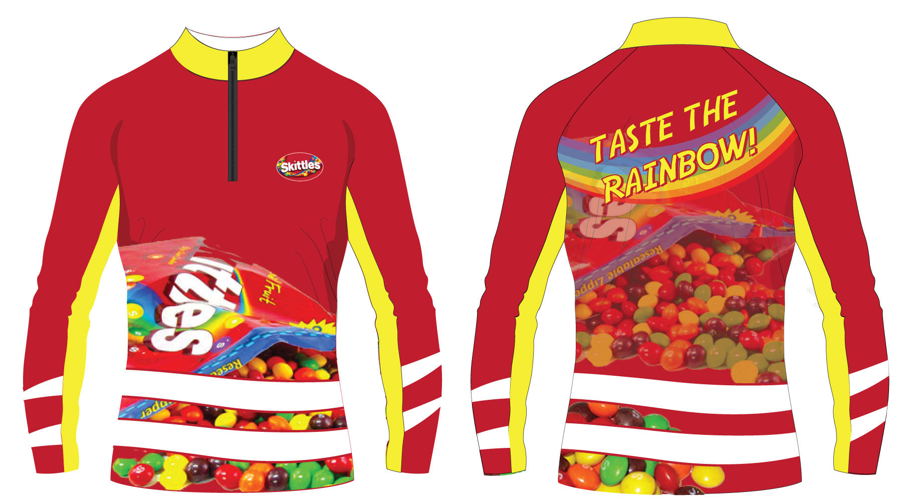 Taste The Rainbow Sublimated Quarter Zip - 5KounT2018