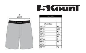 No Escape Wrestling Academy Sublimated Fight Shorts - Red/Black - 5KounT2018