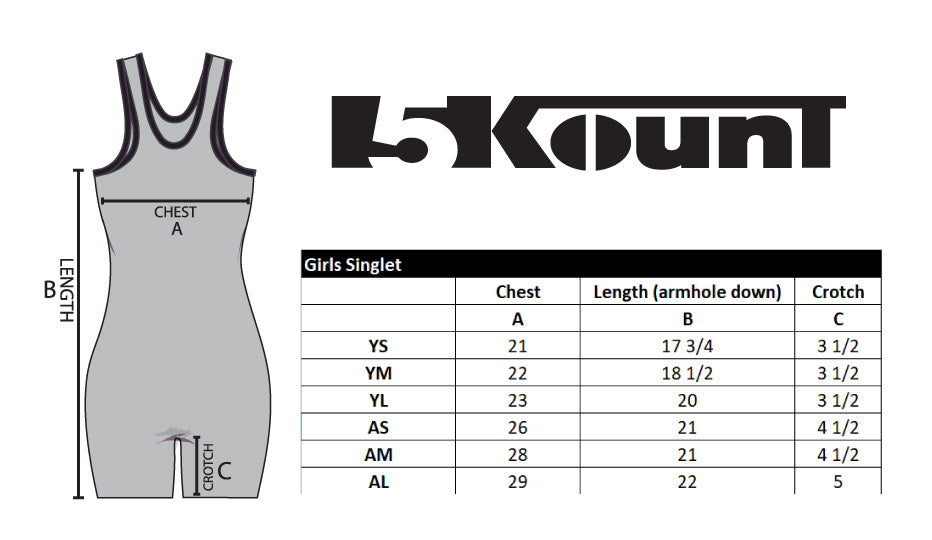 Smitty's Wrestling Barn Sublimated Singlet Women - 5KounT