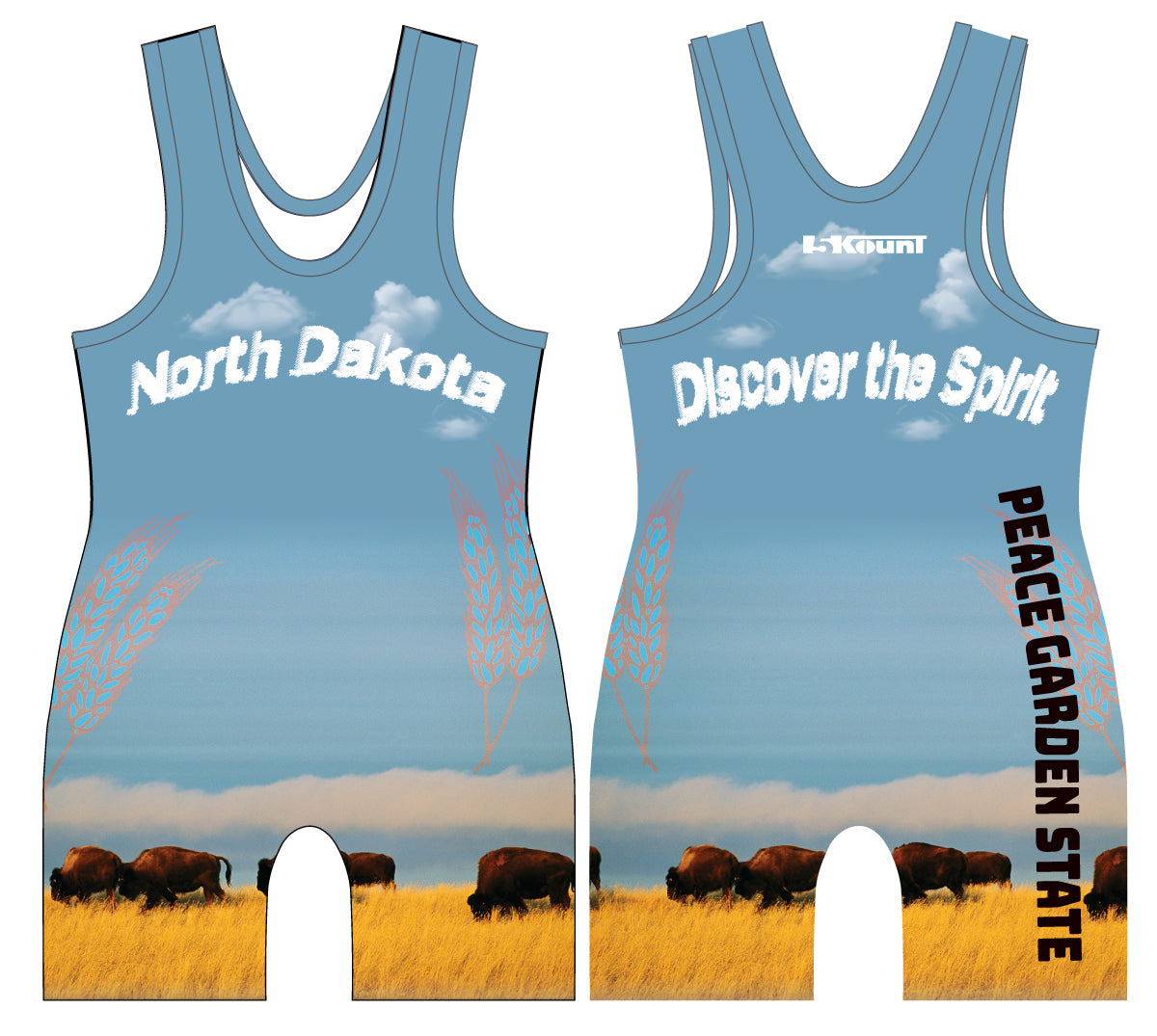 STATE - North Dakota Singlet - 5KounT2018