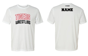 Tyngsborough Youth/Rec Team Wrestling Cotton Crew Tee - White/Grey/Cardinal/Black - 5KounT