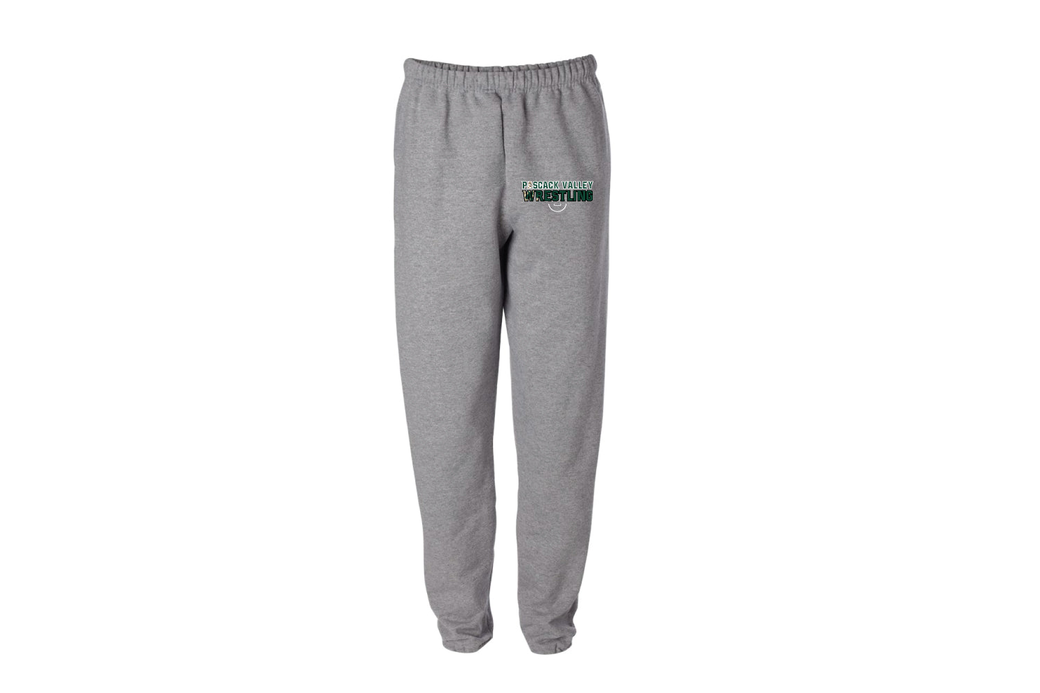 Pascack Valley Wrestling Cotton Sweatpants - Gray