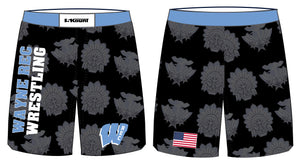 Wayne Rec Wrestling Sublimated Fight Shorts - 5KounT2018