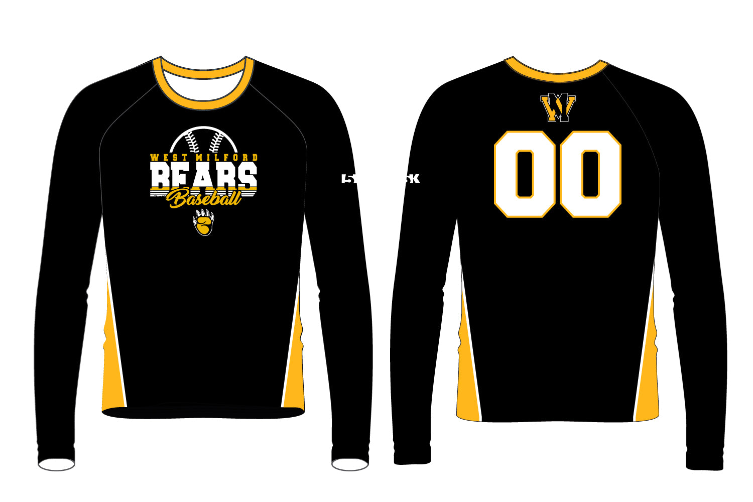 West Milford Baseball Sublimated Long Sleeve Shirt