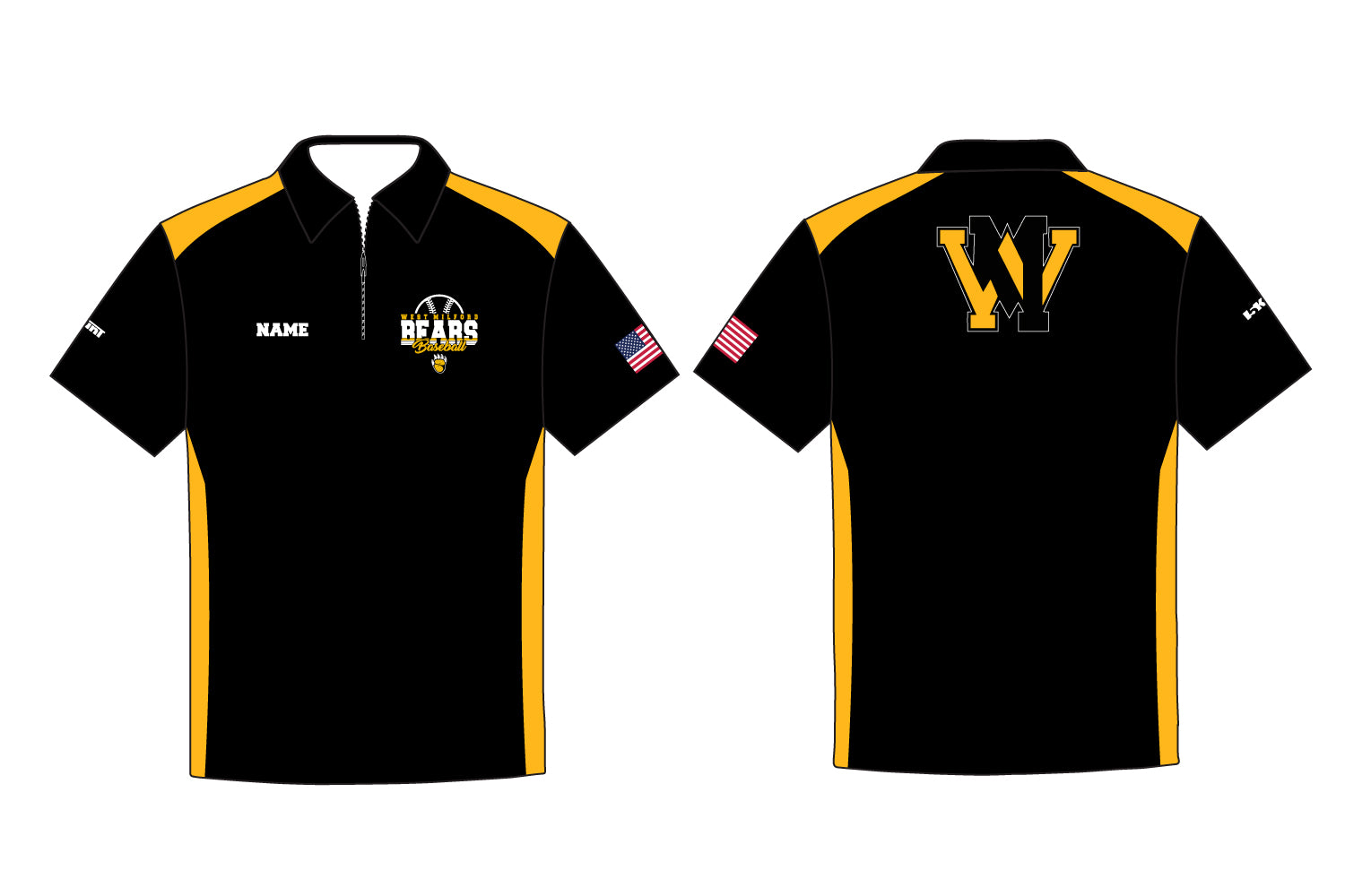 West Milford Baseball Sublimated Polo Shirt