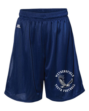 Wethersfield Eagles Football Russell Athletic Tech Shorts Navy - 5KounT2018