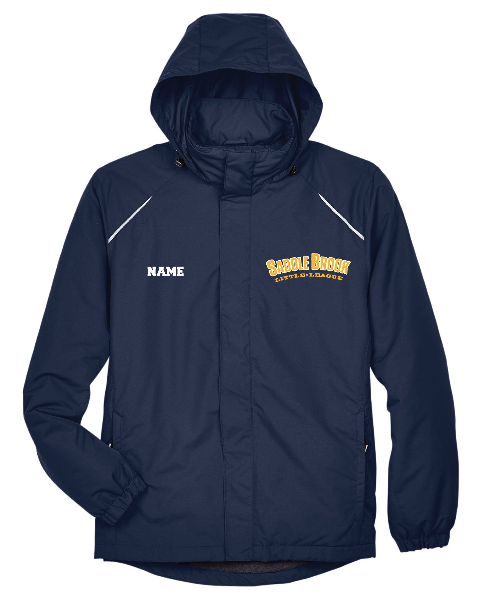 Saddle Brook Baseball All Season Hooded Jacket - Navy - 5KounT