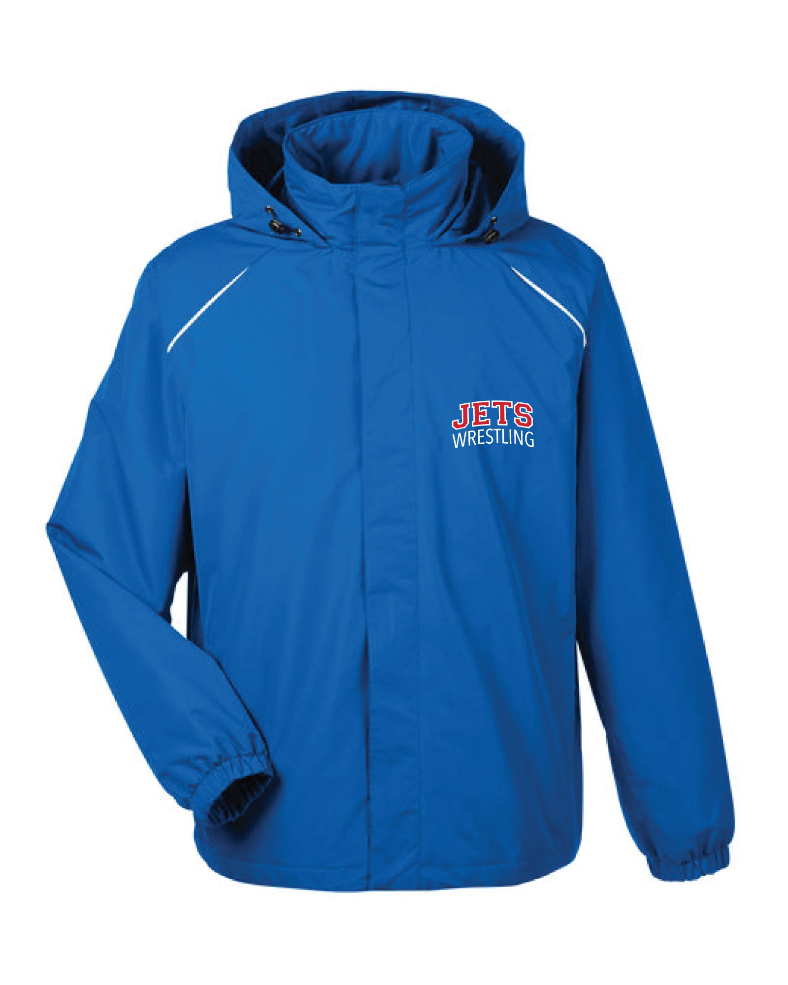 NC Jets Wrestling All Season Hooded Jacket - Royal Blue - 5KounT