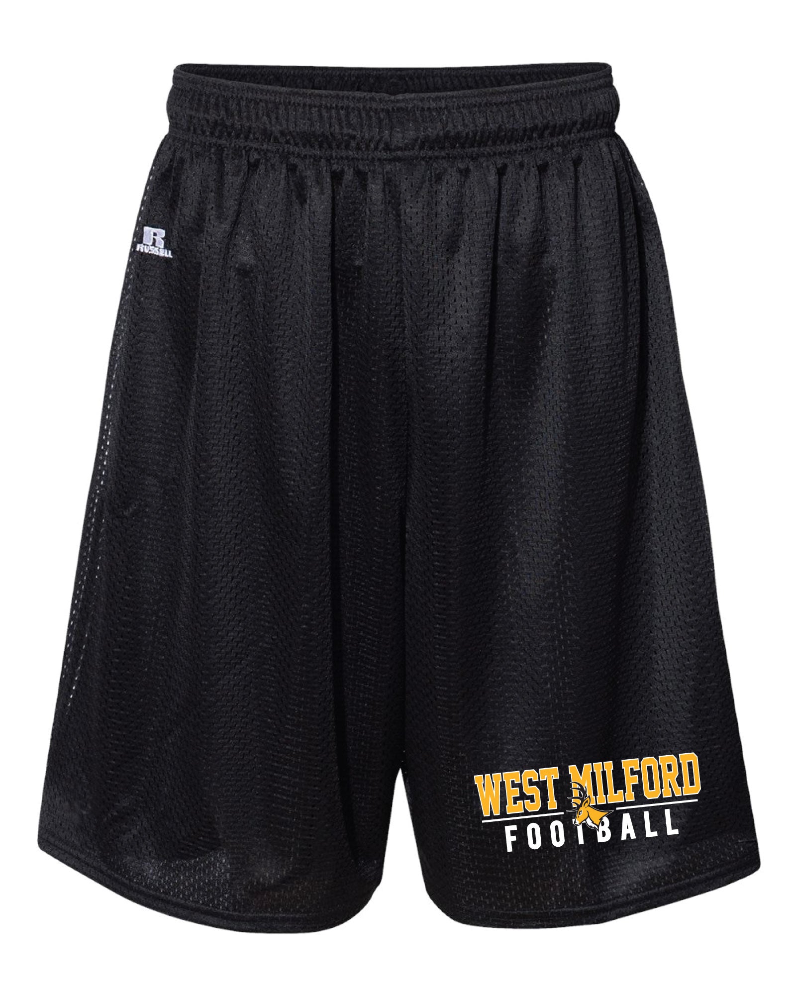 West Milford Highlanders Football Athletic Shorts - Black