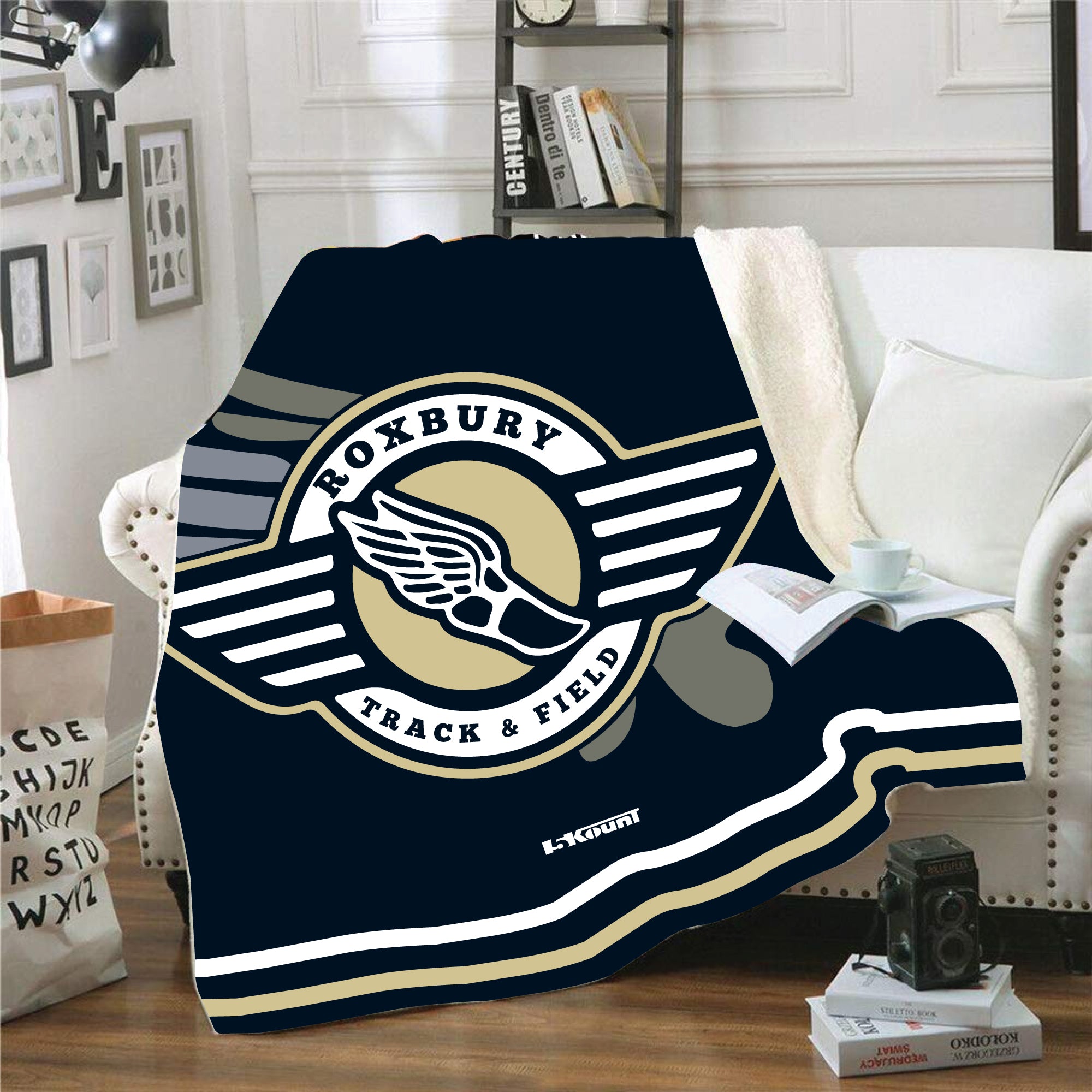 Roxbury Track & Field Sublimated Blanket - 5KounT
