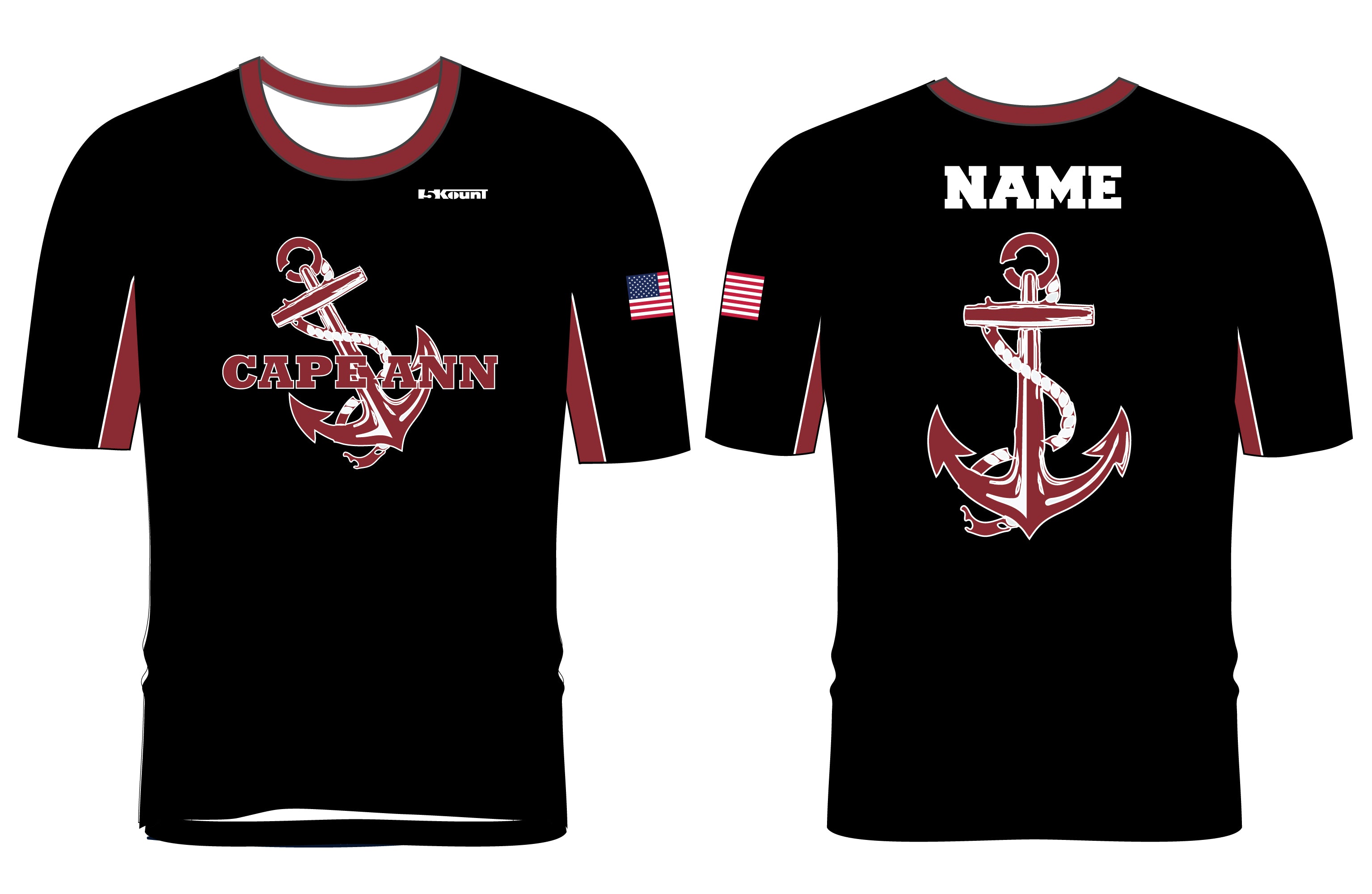 Cape Ann Wrestling Sublimated Fight Shirt - 5KounT2018