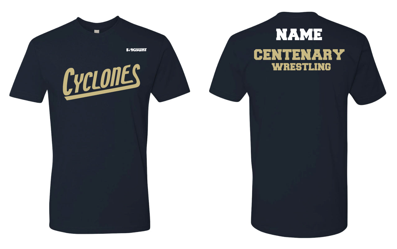 Centenary Wrestling Cotton Crew Tee - Navy - 5KounT2018