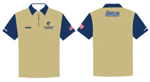Centenary Wrestling Sublimated Polo Navy Blue/Gold - 5KounT2018