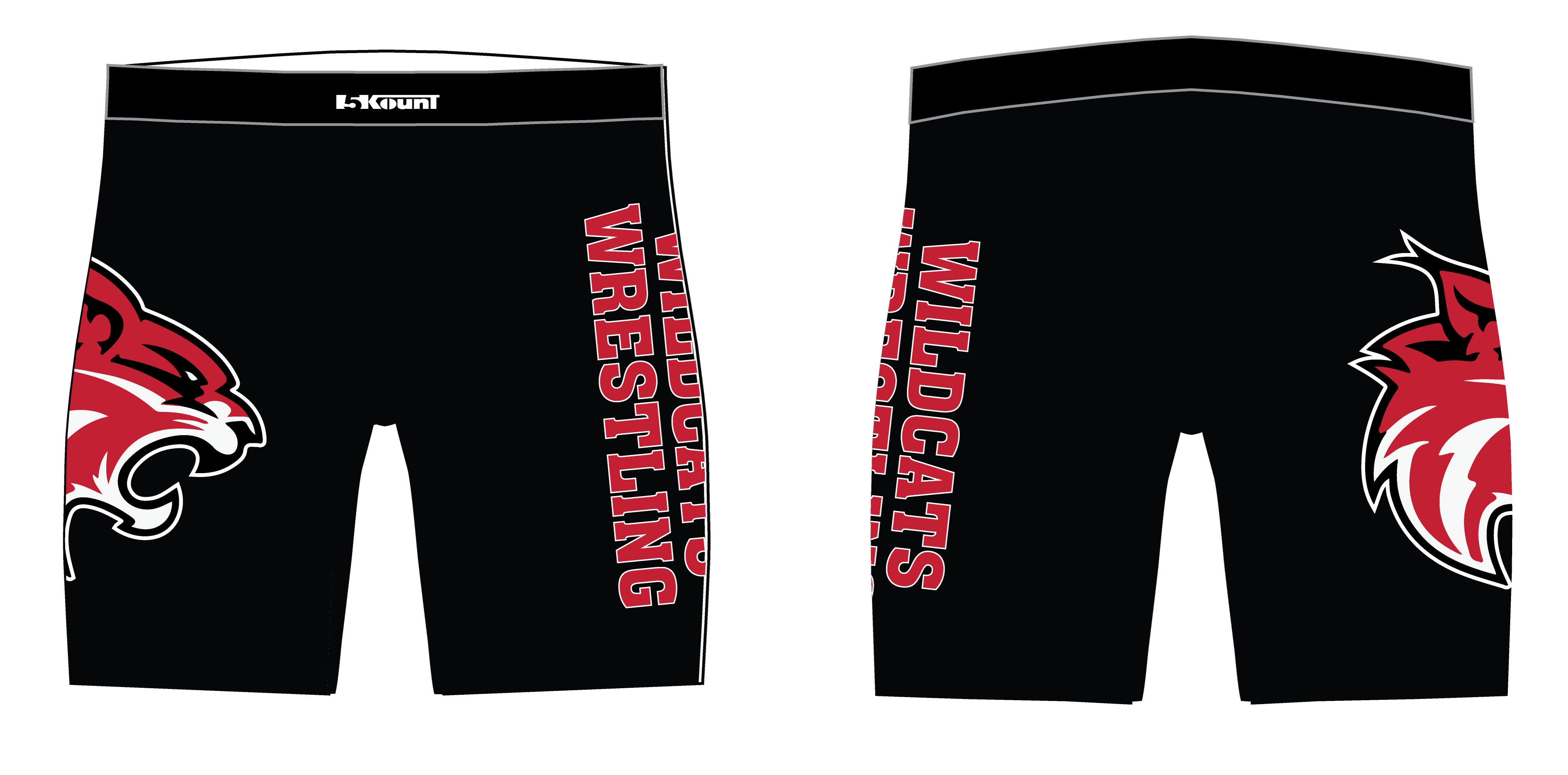 Sussex-Wantage Wrestling Sublimated Compression Shorts - 5KounT