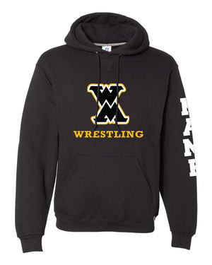 West Marshall Wrestling Russell Athletic Cotton Hoodie - Black - 5KounT