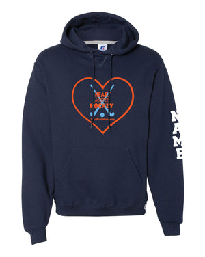 H3 Field Hockey Russell Athletic Cotton Hoodie - Navy - 5KounT