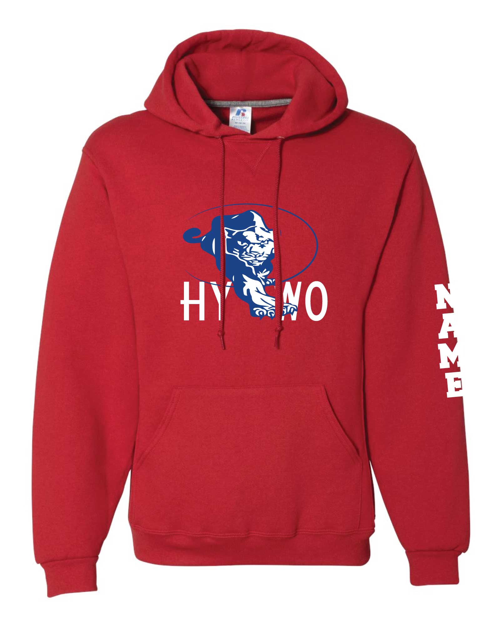 Huntsville Wrestling Cotton Hoodie - Red