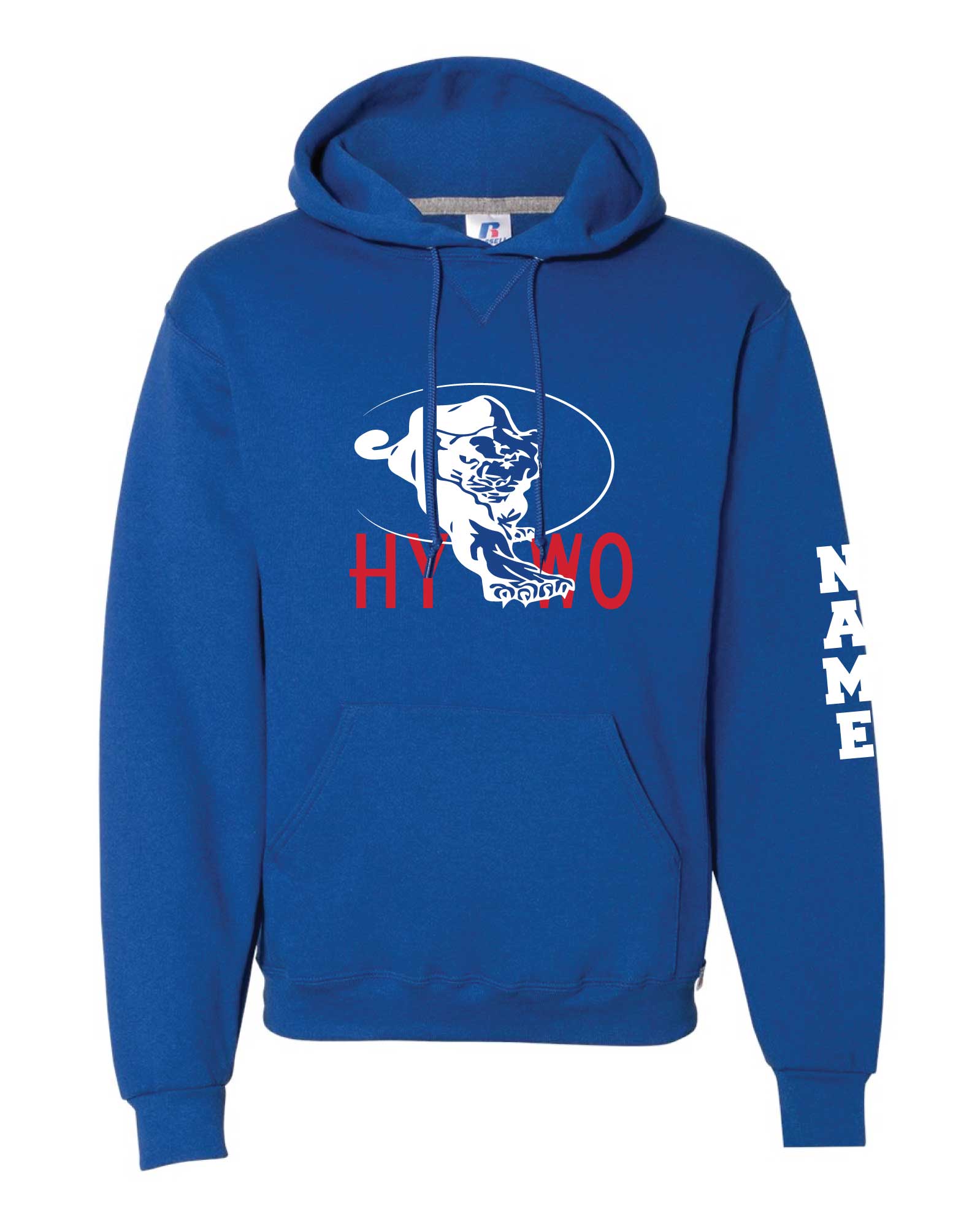 Huntsville Wrestling Cotton Hoodie - Royal