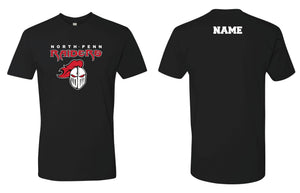 North Penn Baseball Cotton Crew Tee - Black (Design 1) - 5KounT