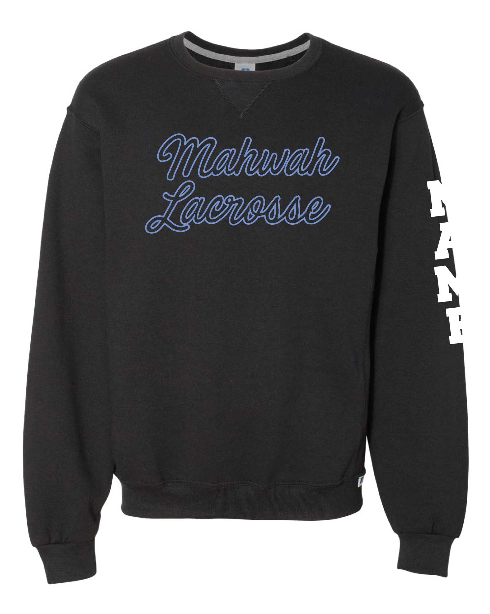 Mahwah Lacrosse Cotton Sweatshirt - Black