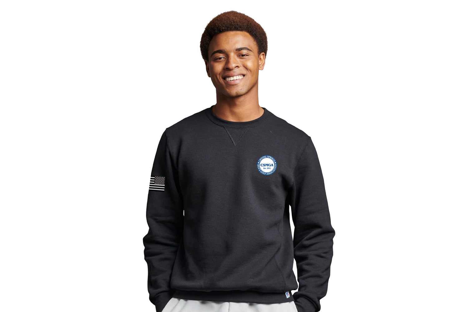 CSMGA Cotton Crewneck Sweatshirt - Black